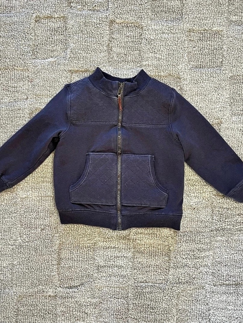 Tommy Bahama Toddler Boys Full-Zip Sweatshirt Jacket - Navy Blue, 2T